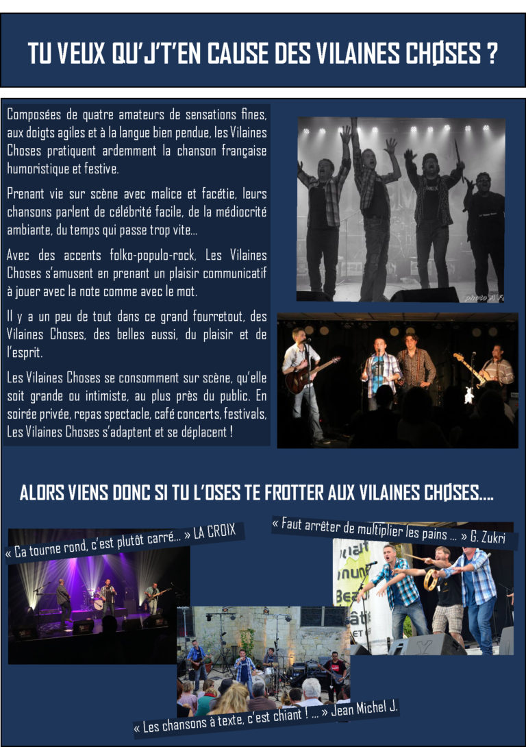 flyer les vilaines choses